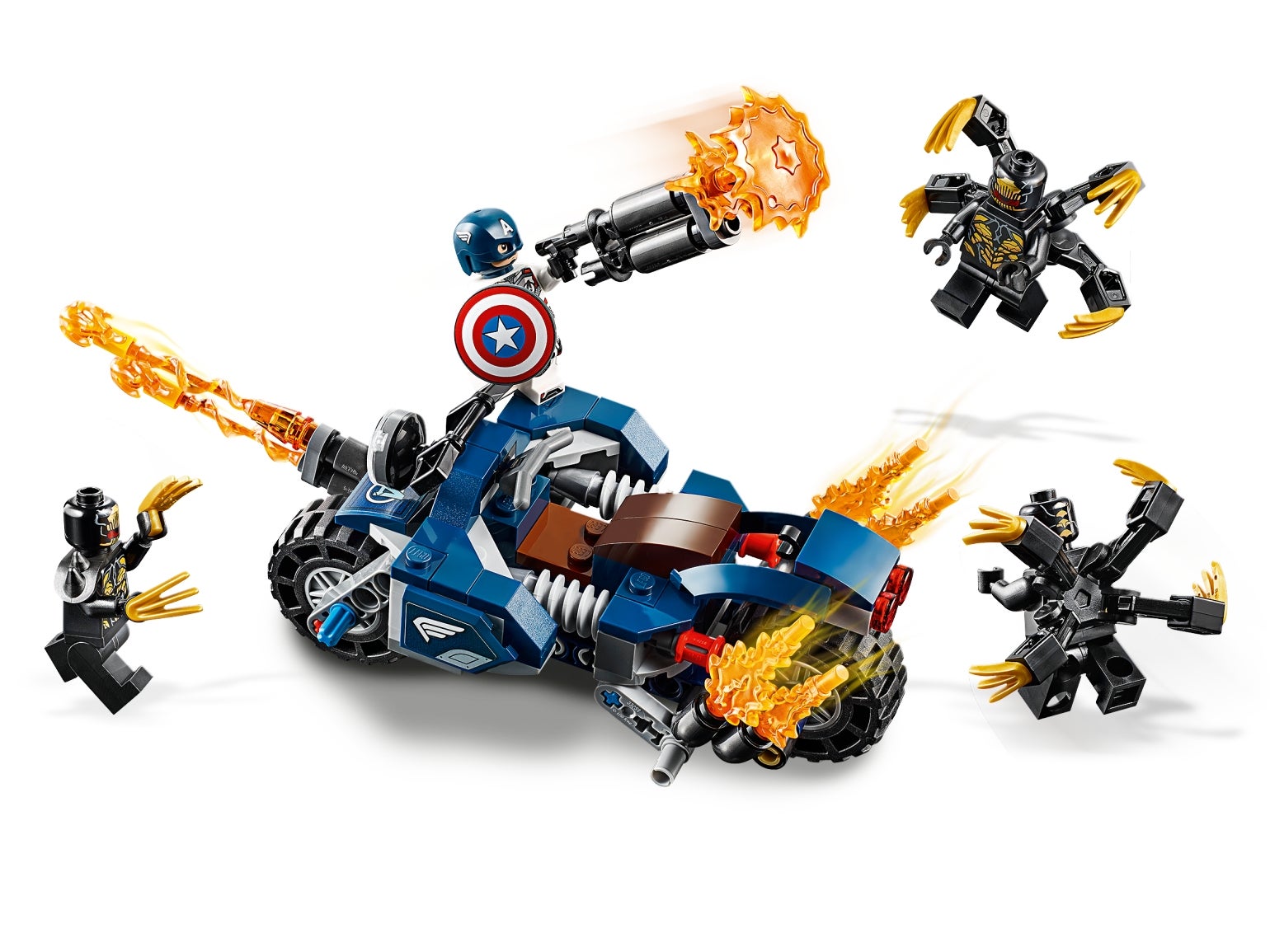76123 Outriders Attack Super Heroes LEGO Captain America for sale online
